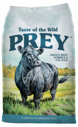 Taste of the Wild PREY Angus Beef Formula Dogs - Fórmula con carne de Angus  25lb