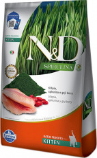 N&D Natural And Delicious Spirulina Cat Kitten Tilapia 1.5Kg