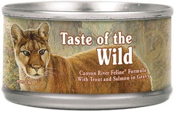 Taste of the wild Canyon River Feline Formula con trucha y Salmón en lata - 3oz (85gr)