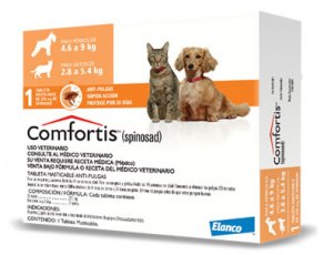 Antipulgas Comfortis Para Perros - 270mg De 4.6kg a 9kg