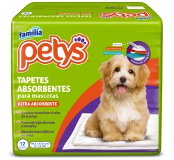 Tapetes Absorbentes de Entrenamiento Petys - 12 unidades