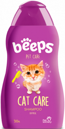 Shampoo para gato BEEPS Cat Care 502 ml 7898574026617