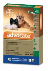 Antipulgas Advocate para Perros 1 pipeta x 0,4 ml - 4kg