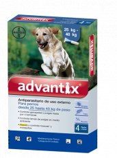 Antipulgas Advantix Pipeta 4.0ml - Perros de 25kg a 40kg