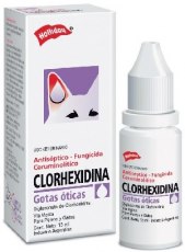 Clorhexidina Gotas Óticas Perros y Gatos 15ml