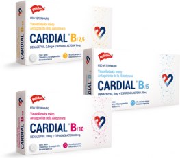 Medicamento Cardial b Para Perros - 2,5MG - 20 Comprimidos