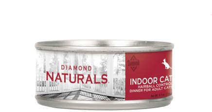 Alimento Húmedo en Lata Diamond Naturals Indoor Cat Hairball Control - 5.5OZ