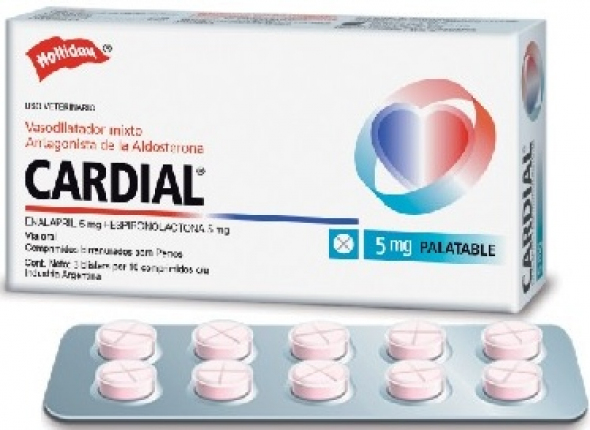 Cardial 5mg 30 Tabletas para perros Cardial