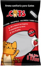 Arena JvCats Olor a Fresa - 20 kg