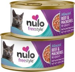 Nulo Cat Grain Free Beef & Mackerel - Lata 3oz