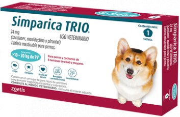 Simparica Trio Perros  - 10kg a 20kg - Simparica Trio Perros - 10kg a 20kg
