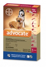 Antipulgas Advocate para Perros 1 pipeta x 2,5 ml  10 - 25kg