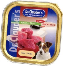 Alimento Húmedo para Perros Dr. Clauder's Pate Prebiótico Pato - 100g