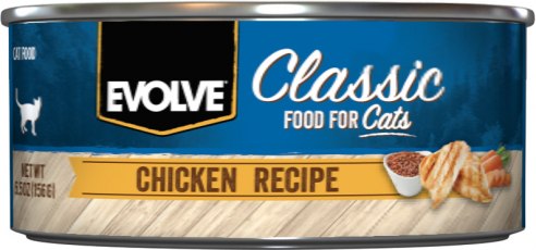 Evolve Pollo Lata para Gatos - 5.5oz (156gr)