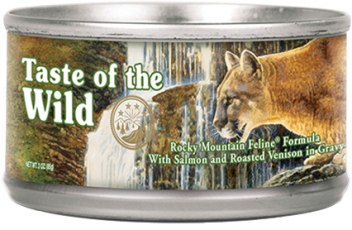 Taste of the wild Rocky Mountain Feline Formula con venado asado y salmón ahumado en lata - 5.5oz (156gr)