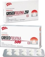 Griseofulvina Fungistático - 250 MG - 20 Comprimidos