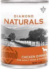 Alimento Húmedo Diamond Naturals Chicken Dinner Dog - 13 Onzas